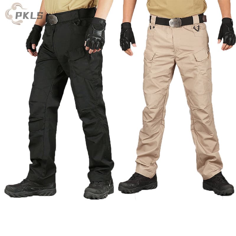 Calça Cargo Masculina Tática Militares À Prova Dágua Rip Stop Resistente Exército Usuários Fora De Esportes Long Hiking