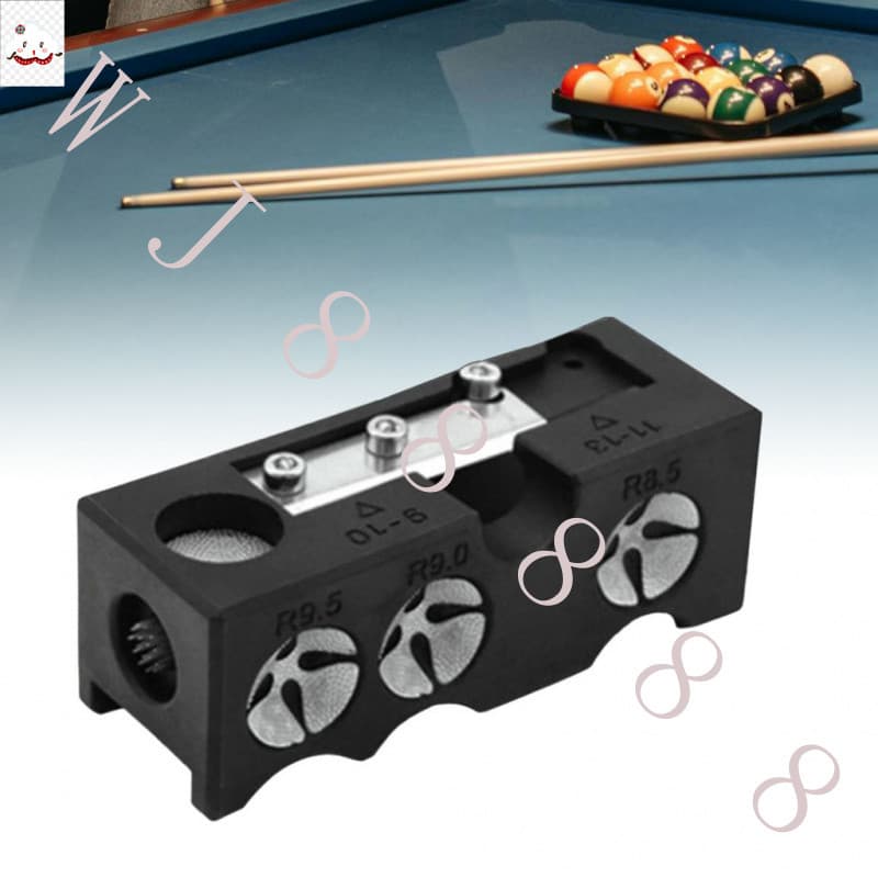 Ferramenta Corretora De Ponta De Taco De Bilhar Durável 10 Em 1 , Piscina Multifuncional Para Moedor , Modelador , De Re