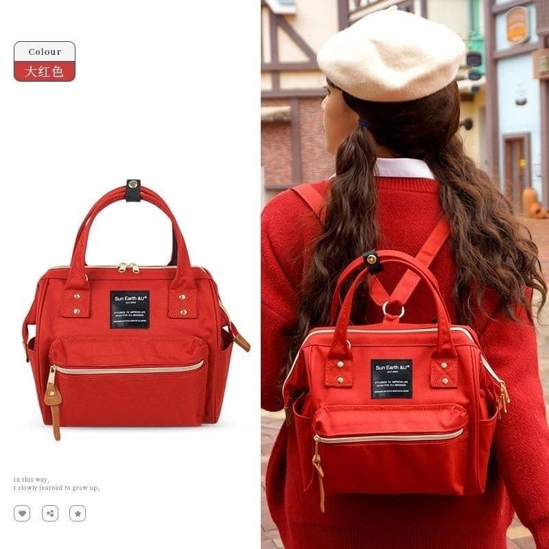 Bolsa Mochila Maternidade Bolsa Mamãe Bebê Multifunção pequena Yihan