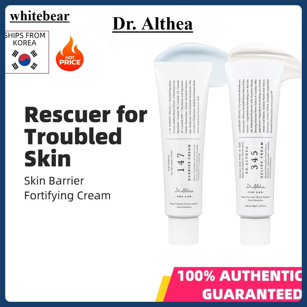 4.4 [Dr . Althea] 345 Relief/147 Barrier Cream (50ml) Bálsamo De Limpeza De Moagem Pura