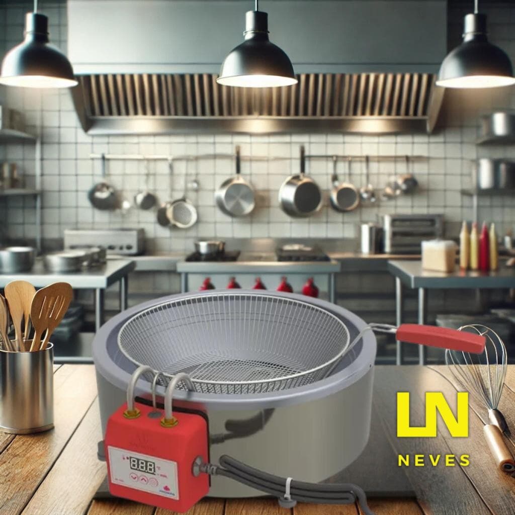 Tacho De Fritura Elétrico 7 Litros Pr-70el Progás Painel Eletrônico fritadeira elétrica 220v fritador