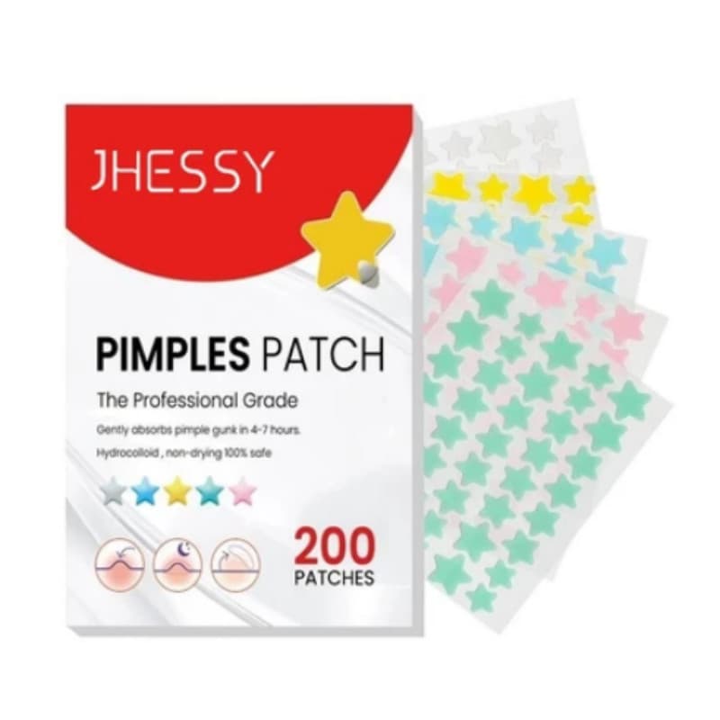 Acne Patch Adesivo Para Espinha Pimple Patch Estrela Desbotar Hidrocoloide 200pcs