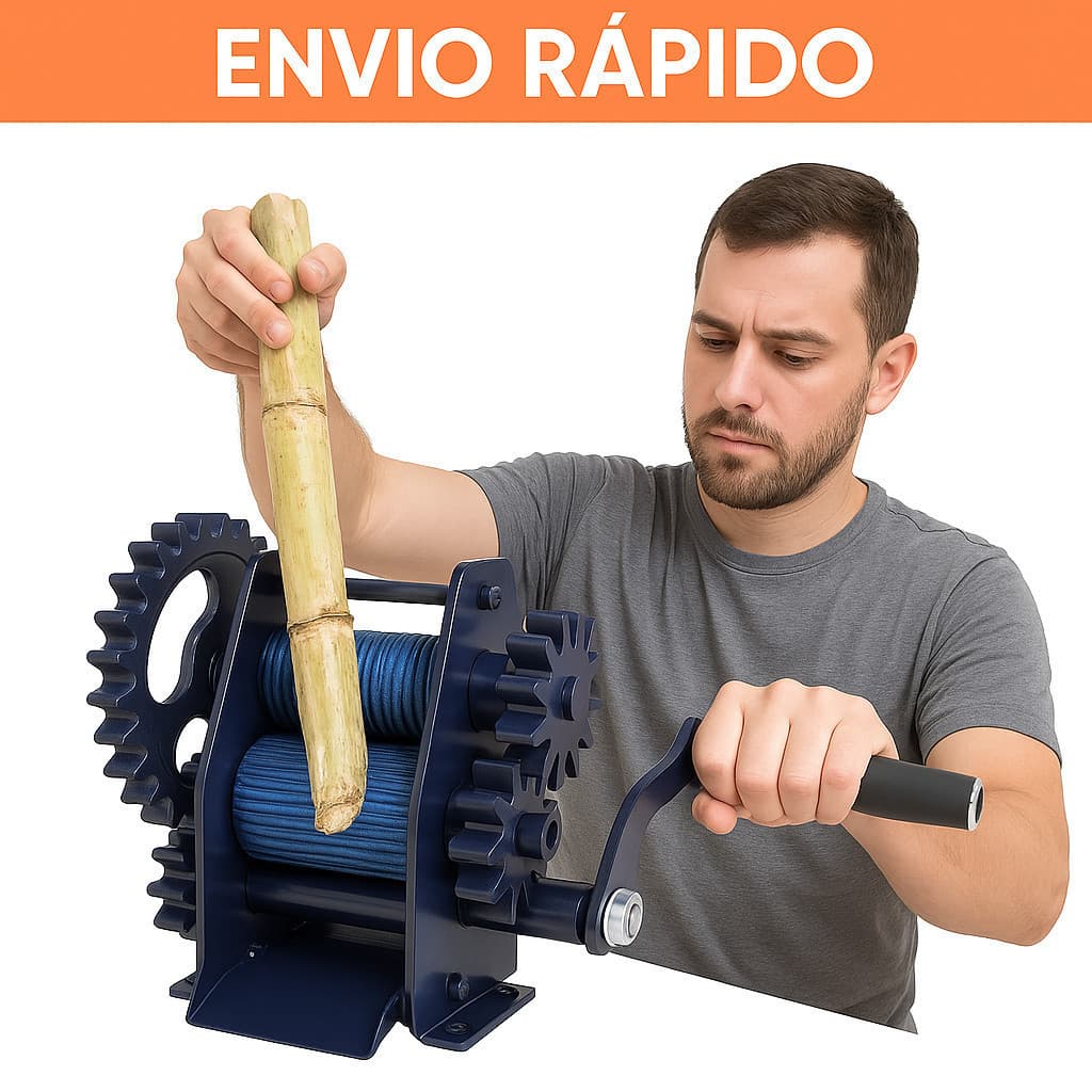 Engenho Moedor de Cana Manual 3 Moendas para Moer Cana Engenhoca JCN