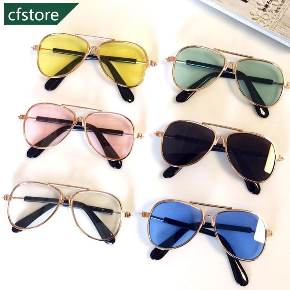 CFSTORE 1 Pc Óculos Legais Para Gatos De Estimação Cães Pequenos De Sol Reflexão Fotos Adereços Fotografia Acessórios G6
