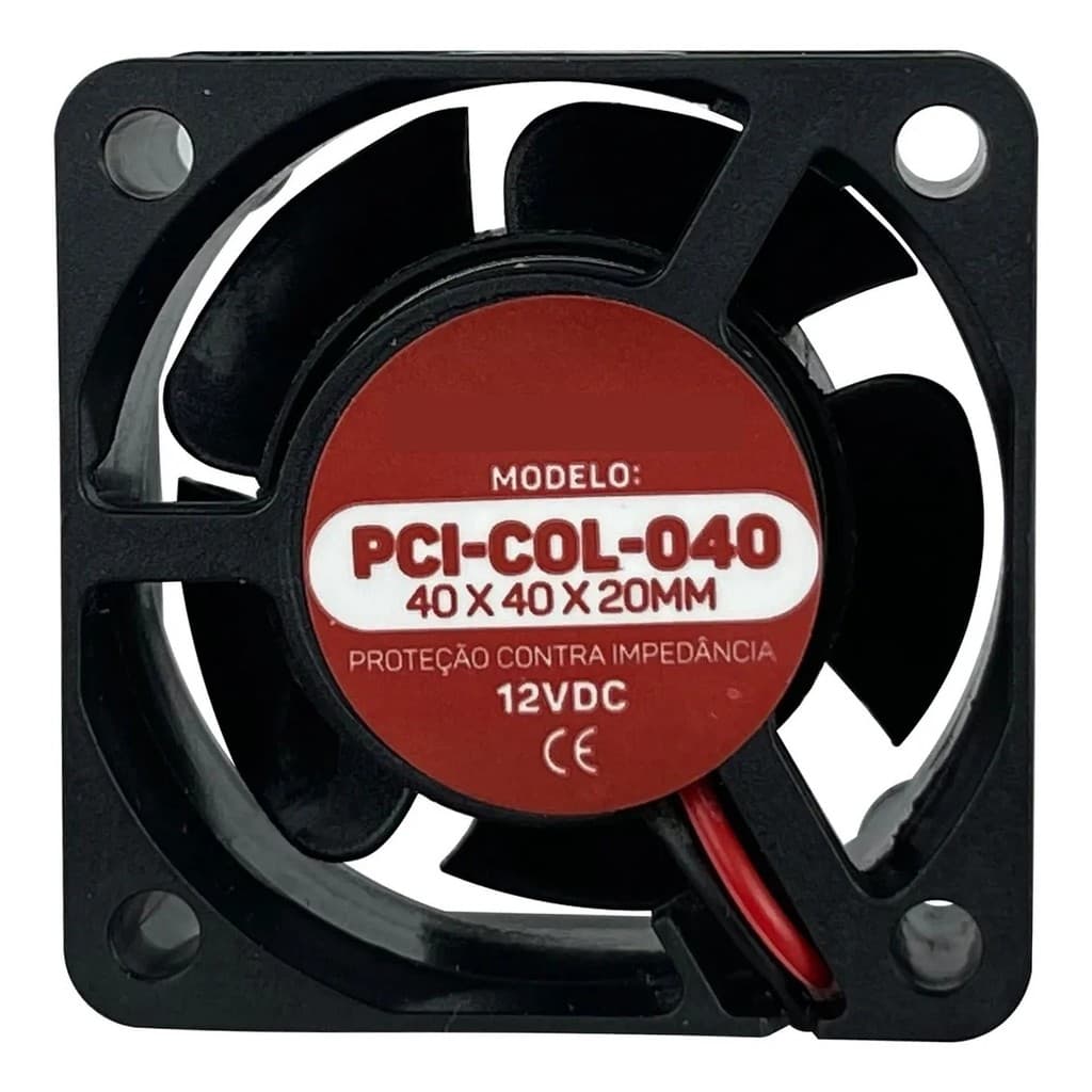 Ventilador Cooler Ventoinha 40x40x20mm 40mm 4cm 12v