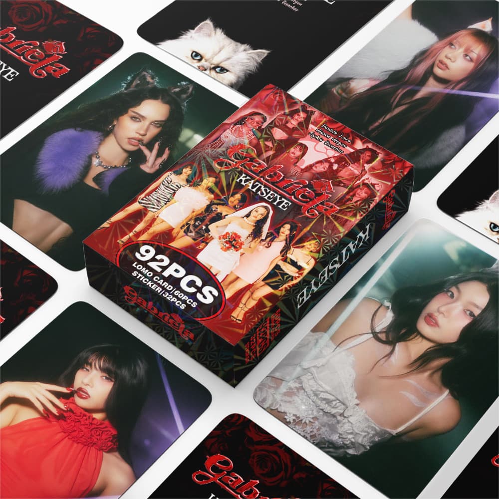 92 Pçs/set Kpop Idol KATSEYE Photocards Gabriela LOMO Cartão Postal Para Coleções De Fãs