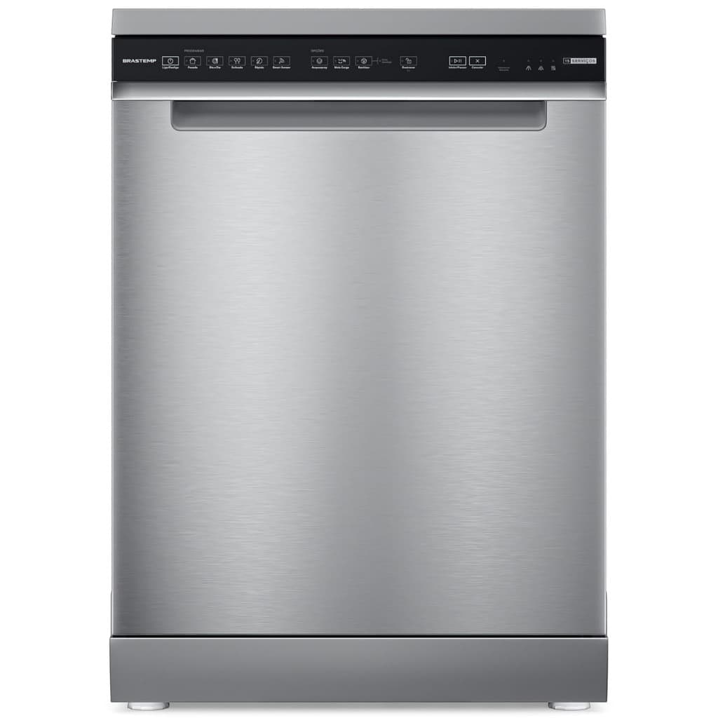Lava-Louças Brastemp 15 Serviços Smart Sensor Inox 220V BLF61ARBNA