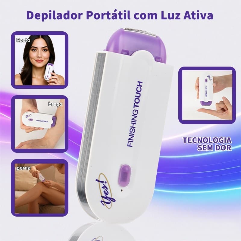 Depilador Removedor De Pelos Os Gêneros Facial E Corporal Sem Fio Recarregável Aparador De Pelos