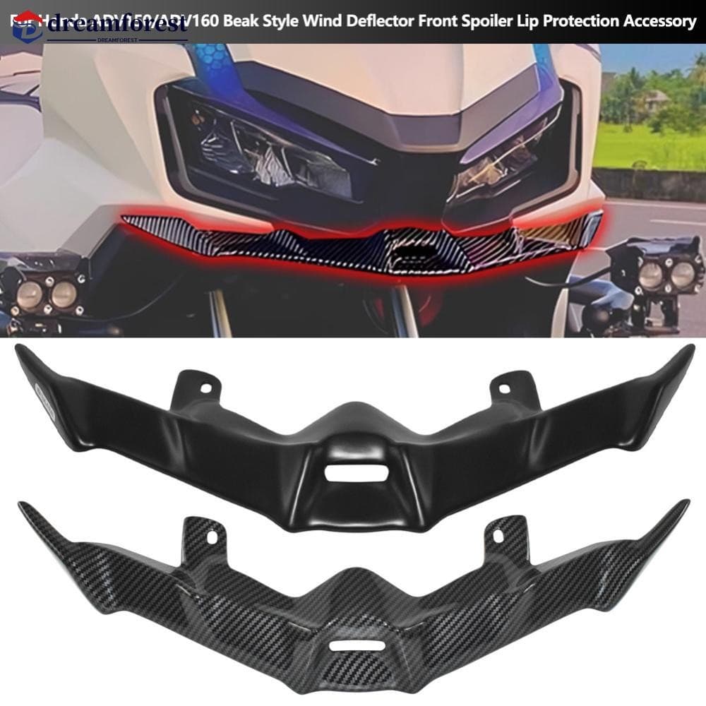 DREAMFOREST Barra De Proteção Do Farol Dianteiro Da Motocicleta Para Honda ADV150/ADV160 Bico Estilo Defletor Vento Spoi
