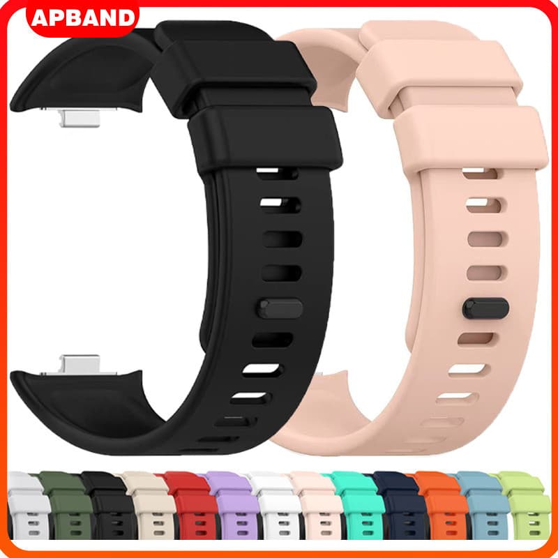 Pulseira Strap Silicone Ajustável Para Relógio Smartwatch Redmi Watch 6 5/4/Xiaomi Mi Band 9 8 Pro Acessórios Esporte