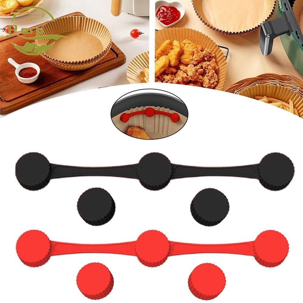 PARPERTY1 1 Unidade De Ímãs Para Fritadeira De Ar , Fivela De Silicone Com Fixação Sem Arranhões , Suporte De Papel Reut