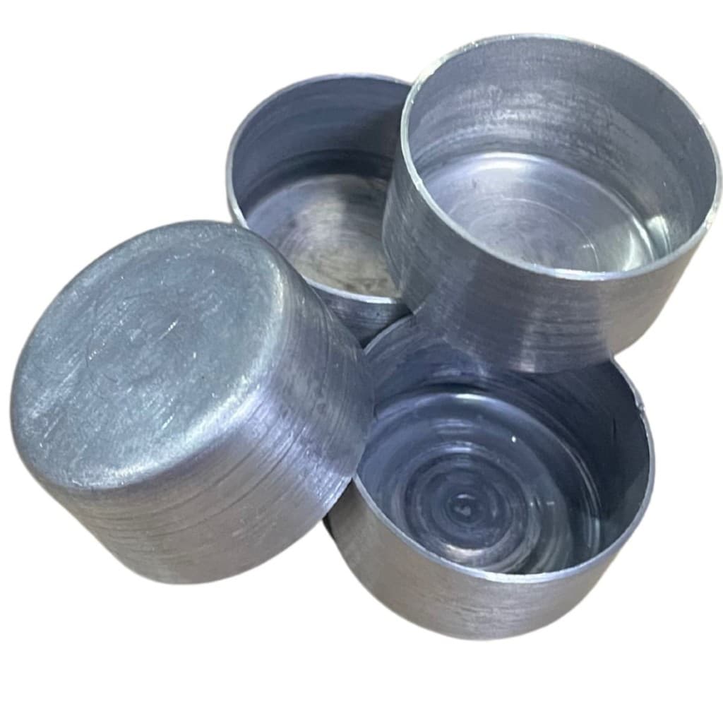 Castiçal De Vela Rechô Alumínio Para Decoração Unidade