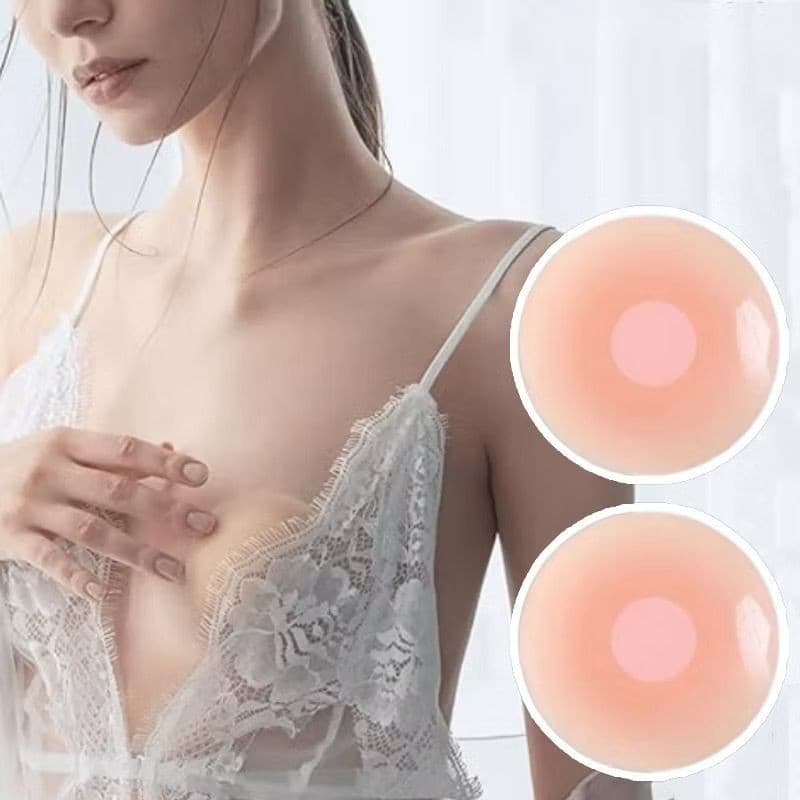 Protetor Tapa Mamilos Aureola Silicone Adesivo Reutilizável Ivisílvel