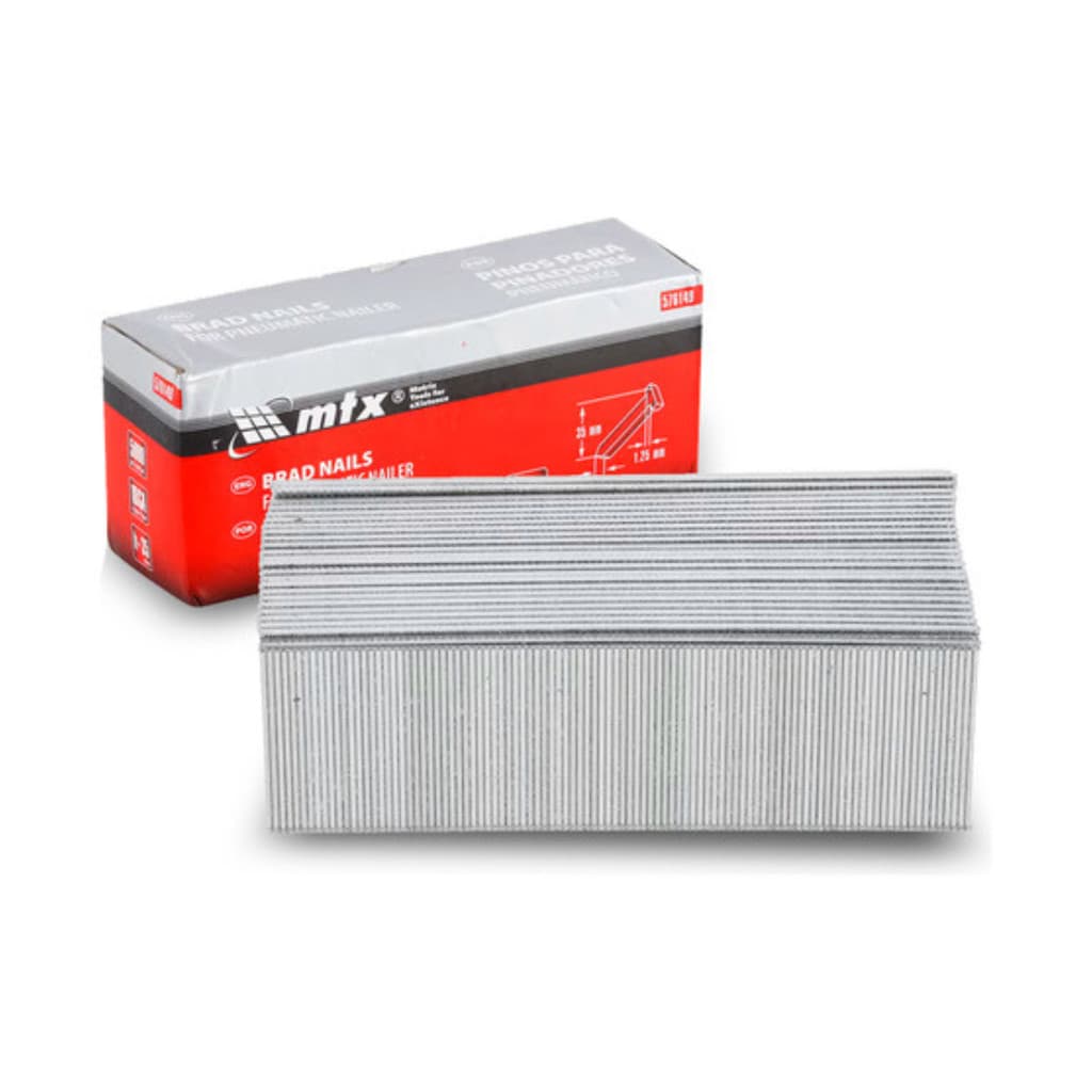 PINOS PARA PINADORES PNEUMATICO, COMPRIMENTO 15MM, LARGURA 1,25MM, ESPESSURA 1MM, 5000 PCS // MTX