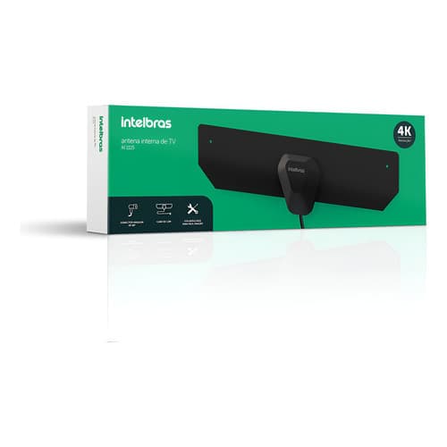 Antena Interna Digital 4k Captação 5 Em 1 Tv Interna Uhf/vhf Externa HDTV Amplificar Sinal Base Imã