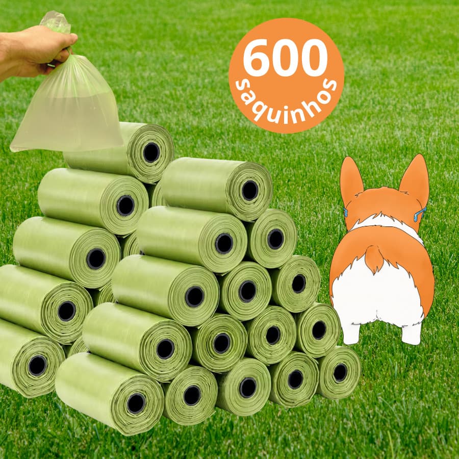 Kit Saquinhos Higiênicos Refil Cata Caca - Escolha seu kit