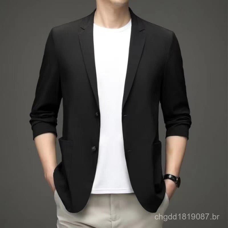 Blazer Slim Masculino 2 Botões Corte Italiano + Qualidade UMO9 XG75