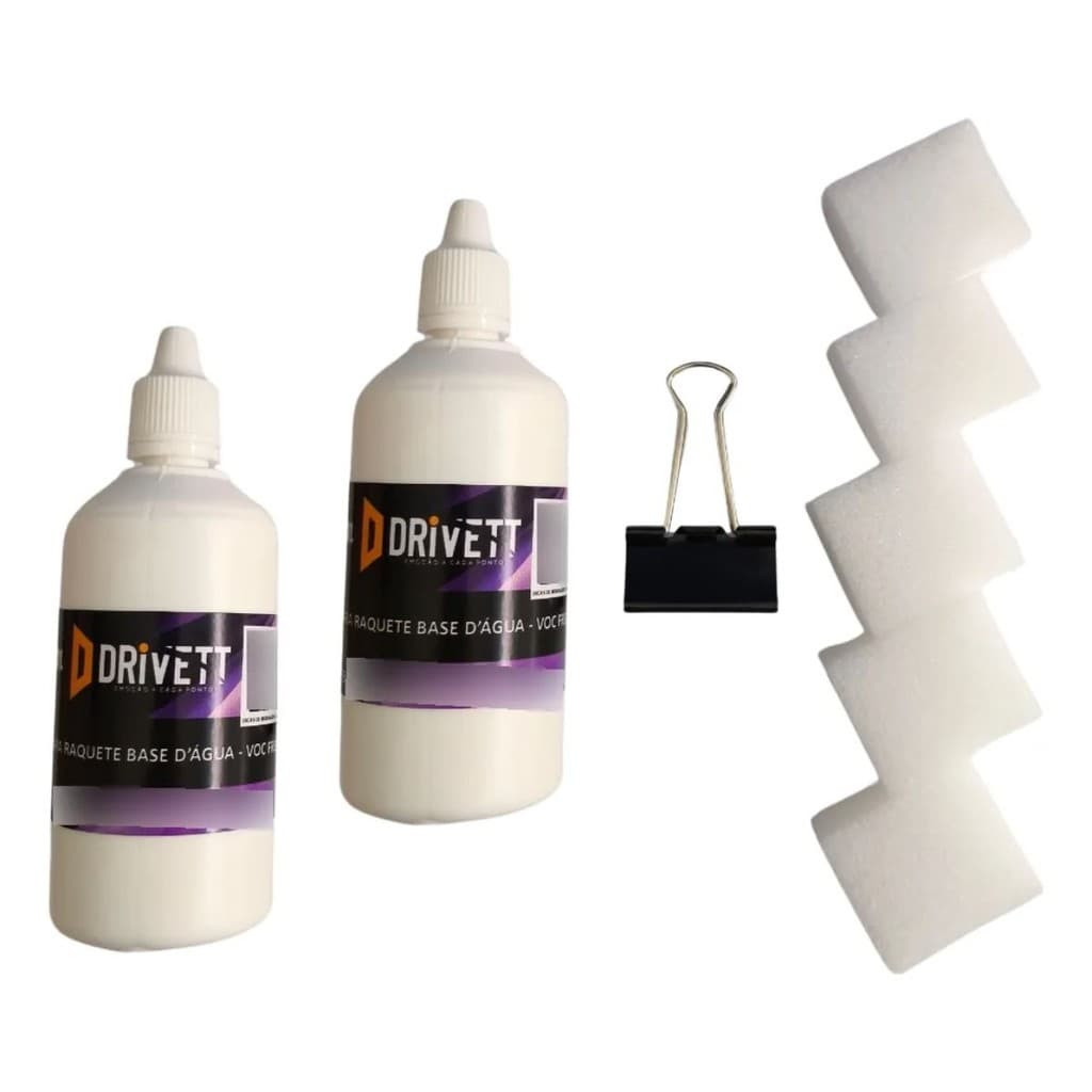 2 Colas Para Raquete Base D'água 100ml = 200ml