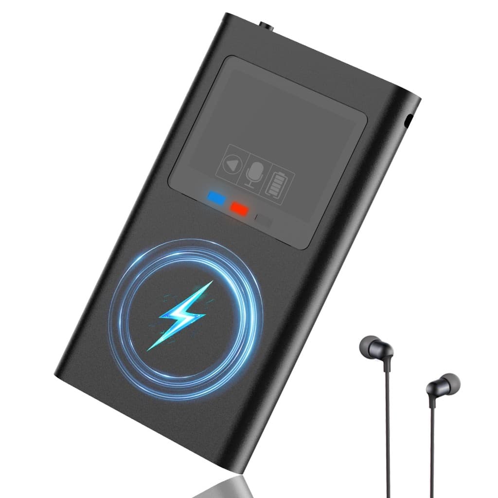 Mini Gravador De Voz Espião Magnético Gravação De Áudio Escondida Digtal MP3 PlayerProfessional Som Ativado Ditafone HD 