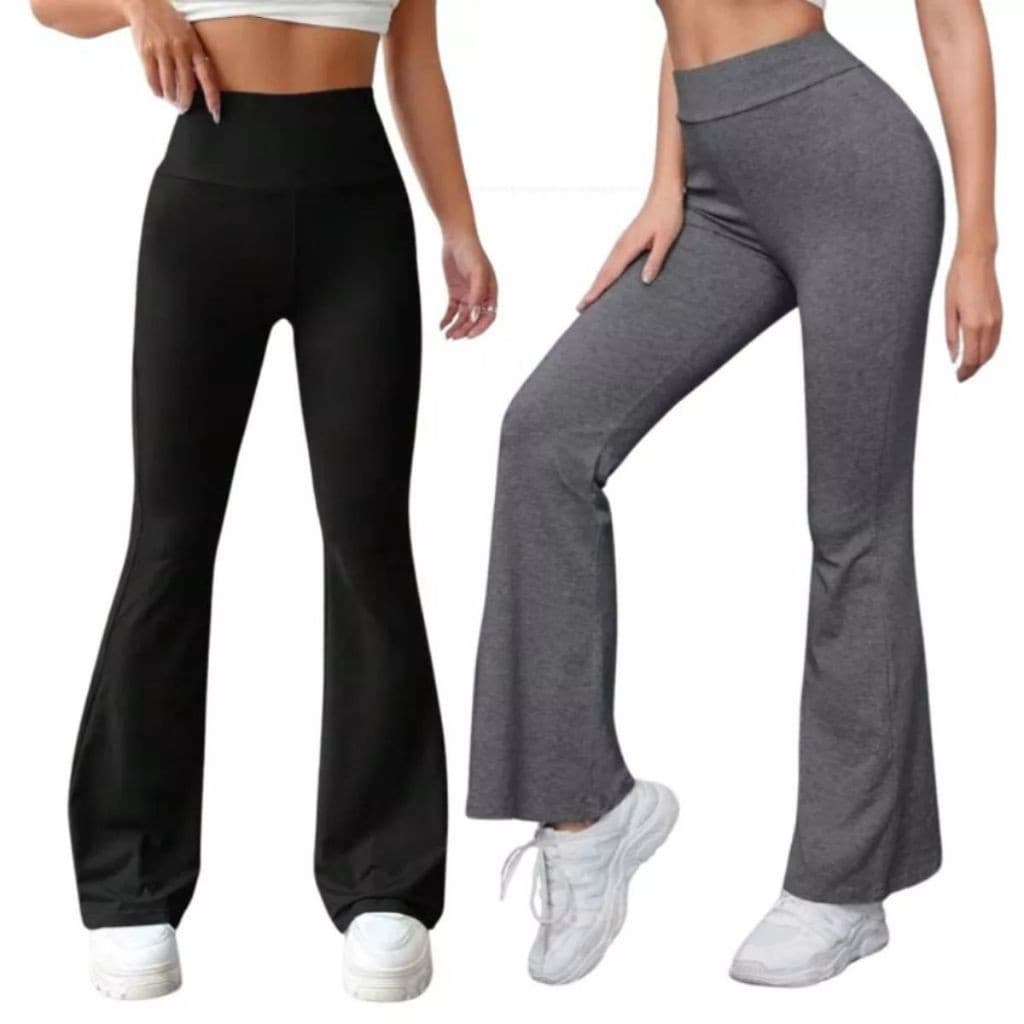 Calça Legging Bailarina Flare Modela bumbum Cintura Alta Promoção do P ao GG