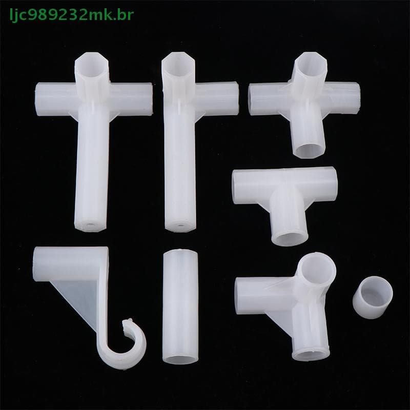 [MYBR] 2pcs ID13mm Adaptador De Junta De Quatro Cinco Vias , Acessórios De Gancho De Guarda-Roupa De Prateleira Conector