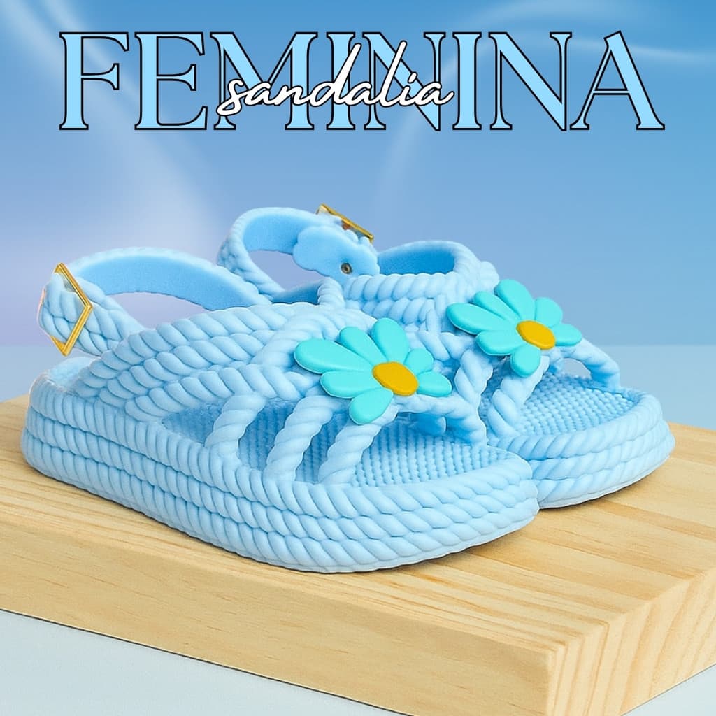 Papete Infantil Menina Margarida Confortável e Macia Escolar Trança - Oferta Relâmpago