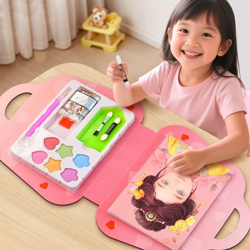 Conjunto de Maquiagem Princesa Infantil, Brinquedos Cosméticos, Presente para Meninas