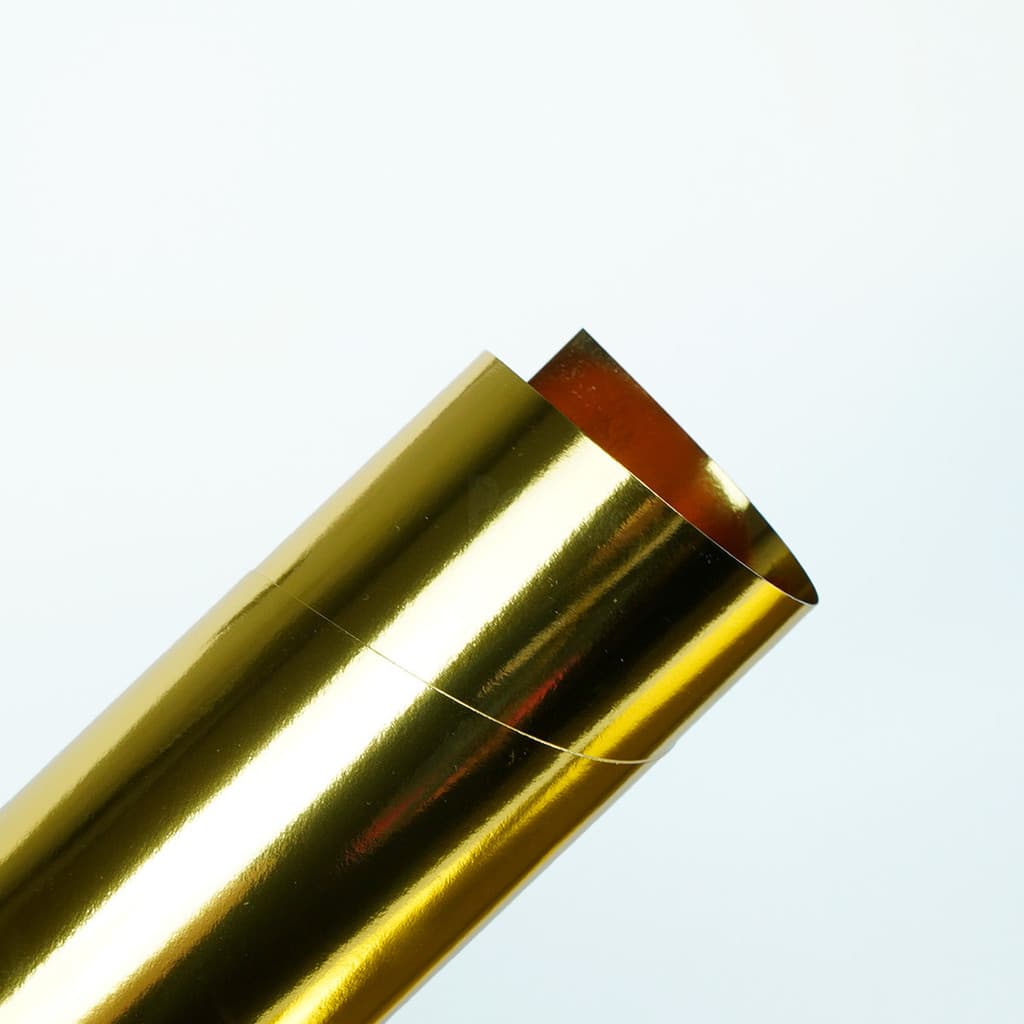 Papel Laminado Dupla face Ouro A4 - 220g/m² - 20 folhas