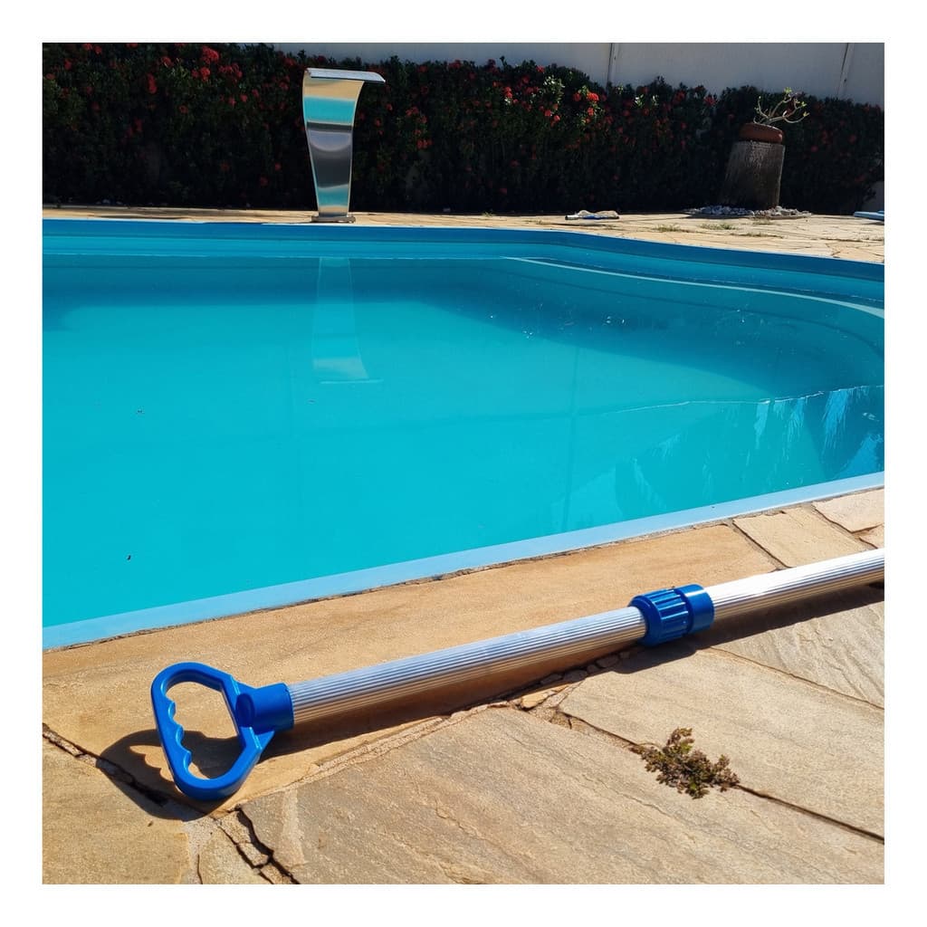 Cabo De Alumínio 3 Metros Limpeza De Piscina alça