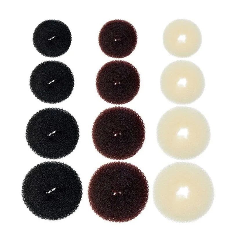 Brilho Elisa - Donut Para Coque Rabico/Acessório Para Penteados Rosquinha de Cabelo