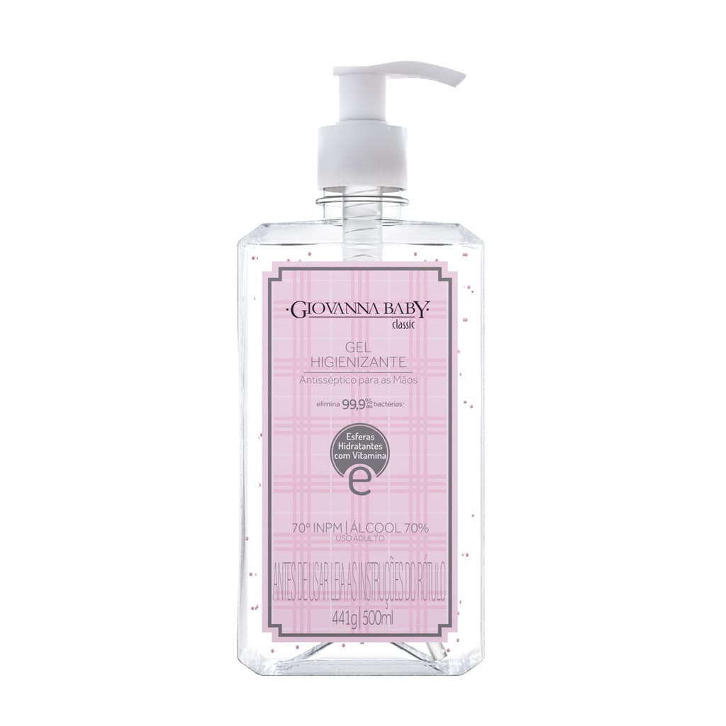 Gel Higienizante Giovanna Baby Classic 500ml