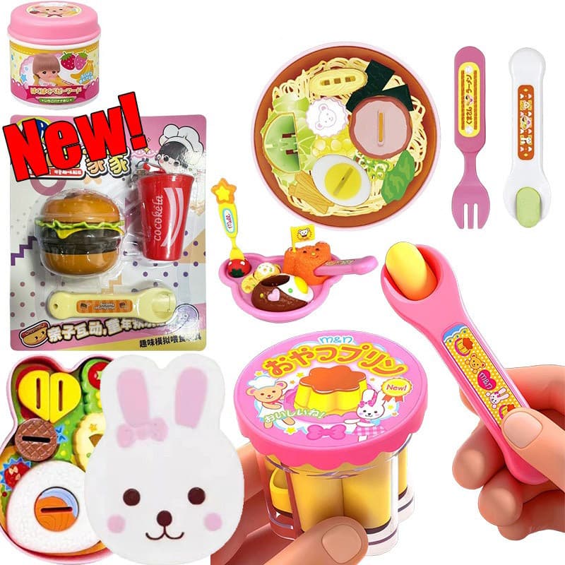 Crianças Fingir Jogar Comida Brinquedo Conjunto Pudim Geléia Brinquedos De Alimentação Para Meninas Presente