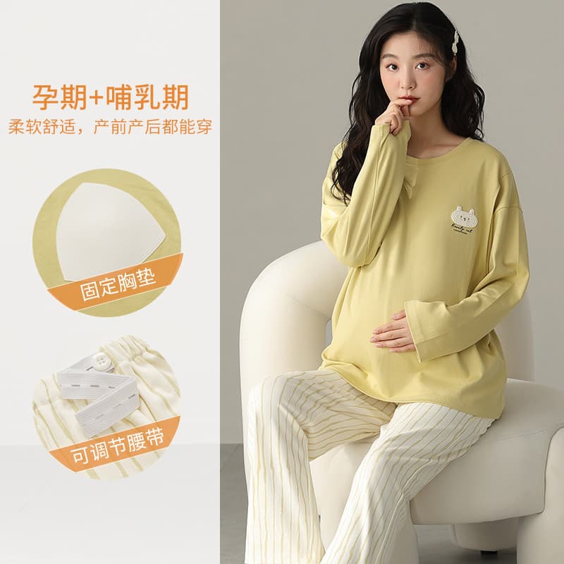 Xiyue Novo estilo de roupas de confinamento de algodão puro almofada de peito fixa primavera outono manga comprida gola 