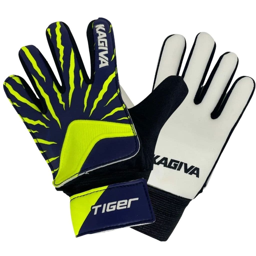 Luva Goleiro Infantil Tiger Kids Kagiva Premium Futebol Campo Society Futsal -  Aderência e Conforto