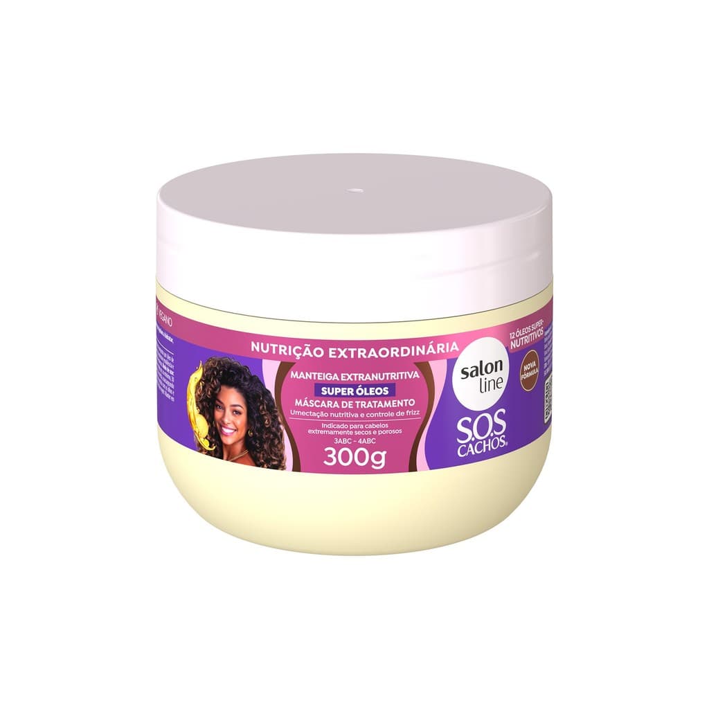 Máscara de Tratamento Manteiga Extranutritiva SOS Cachos Super Óleos 300g