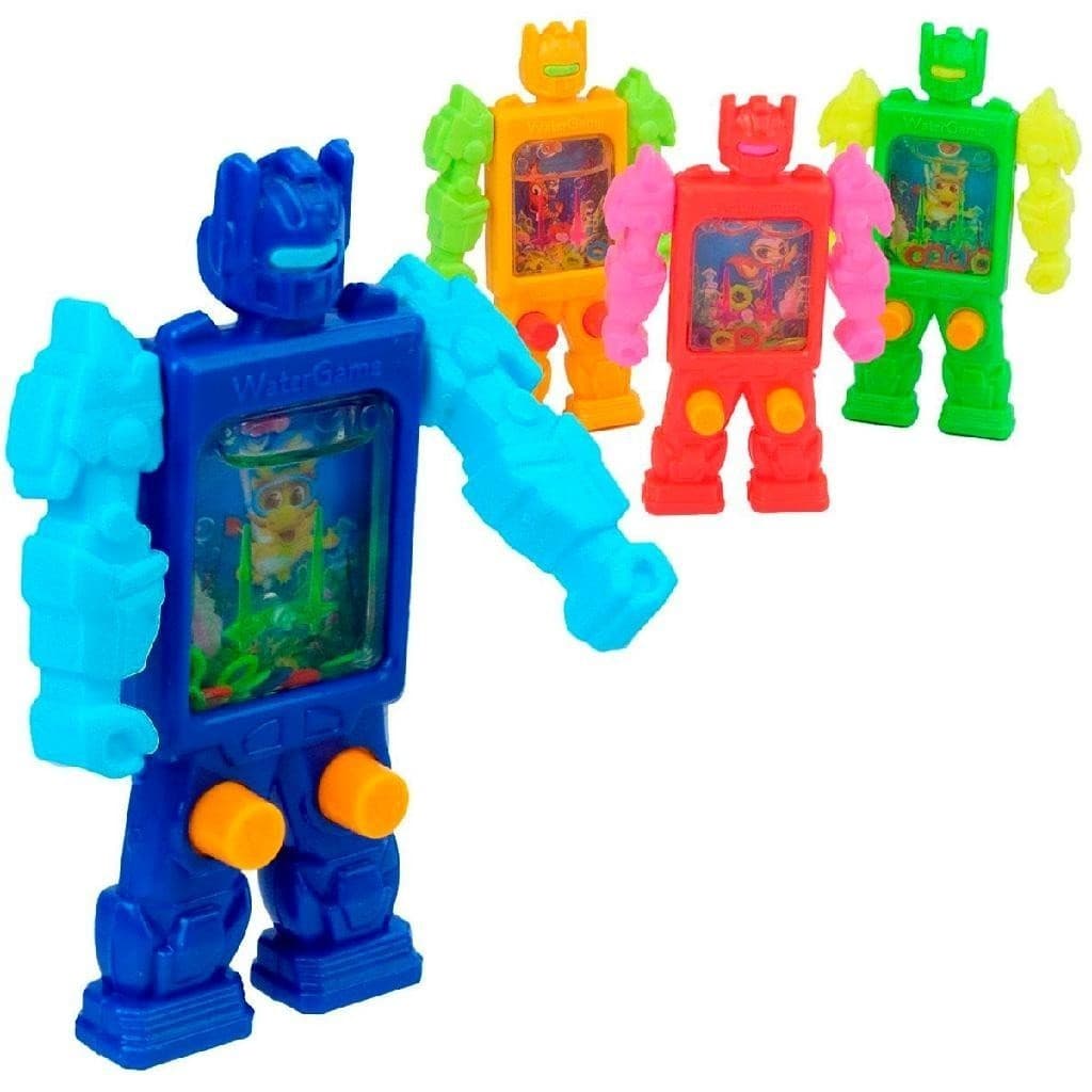 10 Aquaplay Brinquedo Infantil Mini Game Robôzinho 02 Botões Argolas