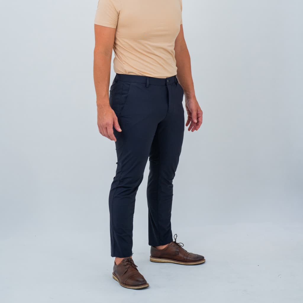 Calça Social Masculina Alfaiataria Premium Lycra Tech Comfort Elastano Poliamida 2026