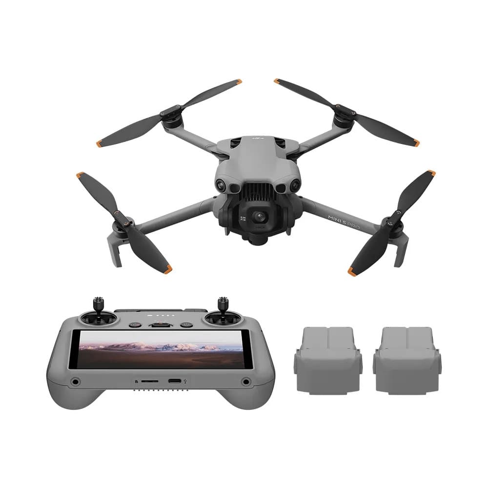 Drone DJI Mini 5 Pro Fly More Combo (Com Tela)-DJI067 Cinza