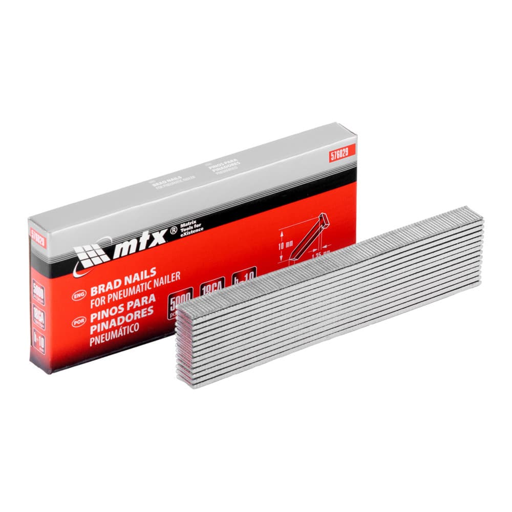 PINOS PARA PINADORES PNEUMATICO, COMPRIMENTO 10MM, LARGURA 1,25MM, ESPESSURA 1MM, 5000 PCS // MTX