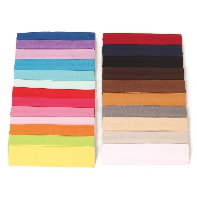 Kit 3 / 6 Peças de Faixa Para Cabelo Esporte Maquiagem Cosmético Casual Cores Variadas Carpei