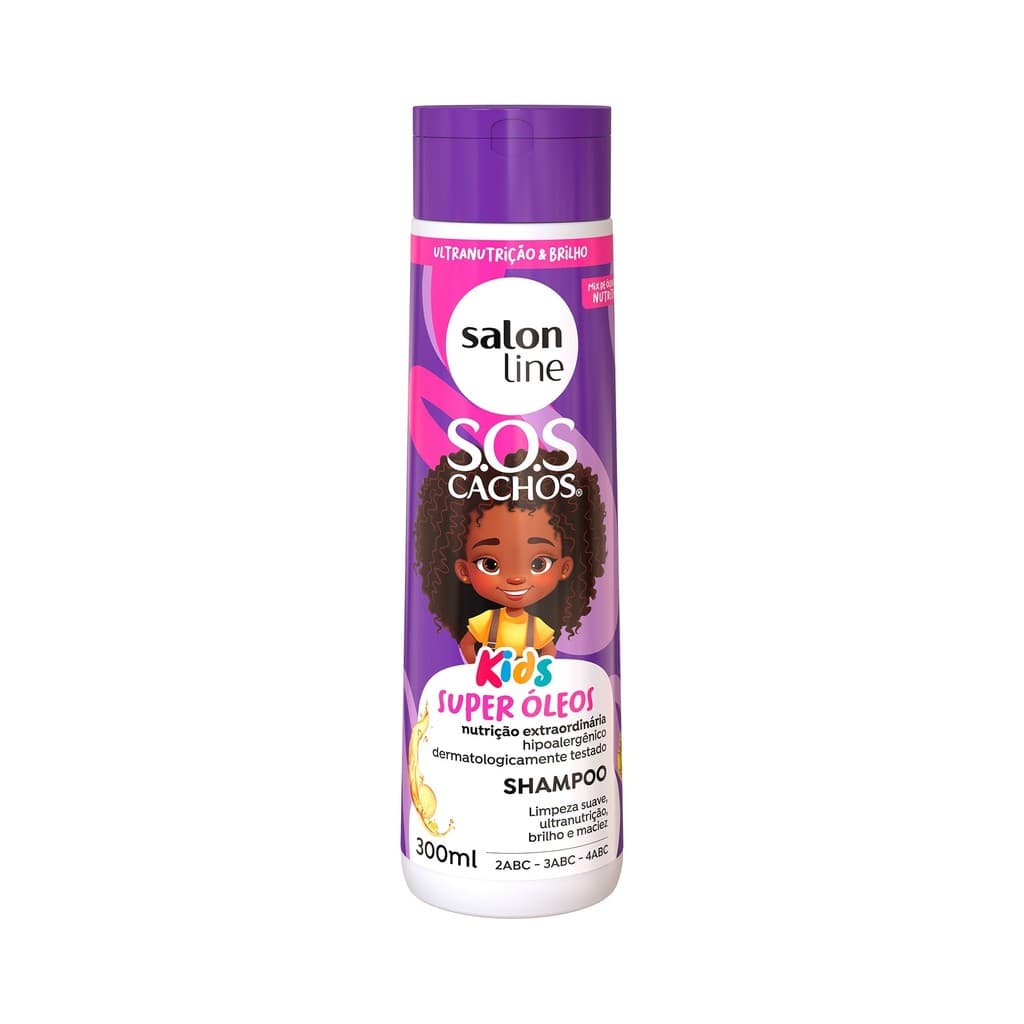 Shampoo SOS Cachos Kids Super Óleos 300ml