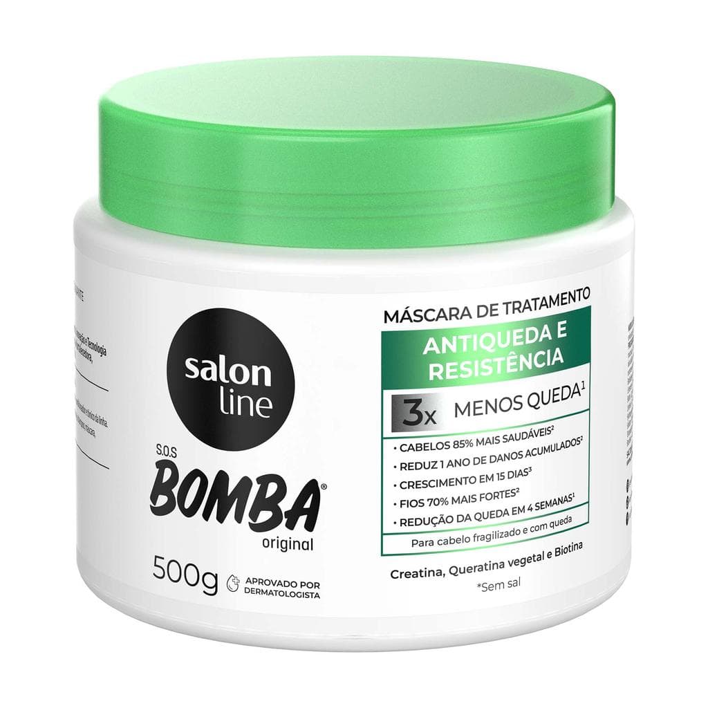 Máscara de hidratação SOS Bomba Antiqueda Salon Line 500g