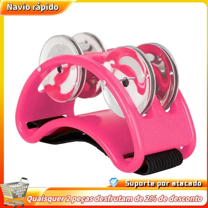 Pandeiro De Pé Com Som Poderoso , Pandeiros Ajustáveis Instrumento Musical Para Performance E Canto