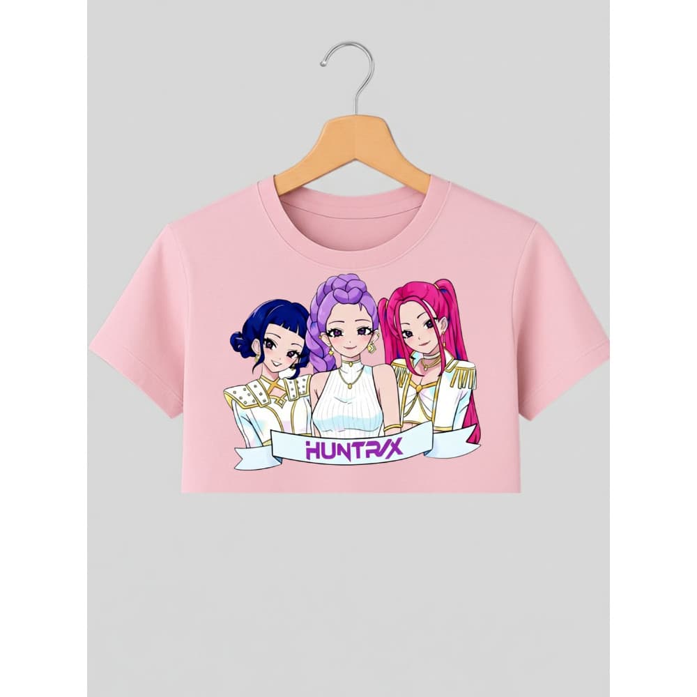 Cropped Infantil Feminino – K-Pop Desenho Hunter 2025