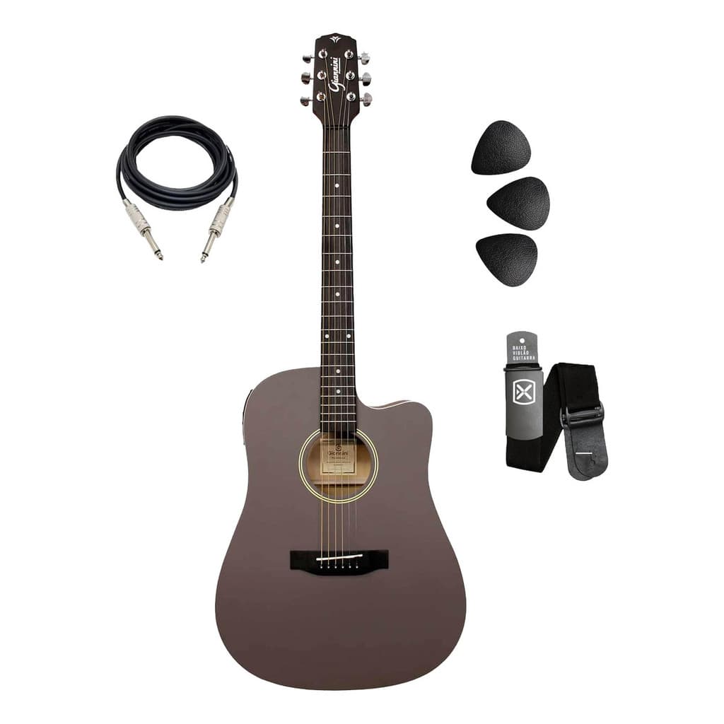 Violão Giannini Gdc-1 Ceq Eletroacústico Color Top Java Dest