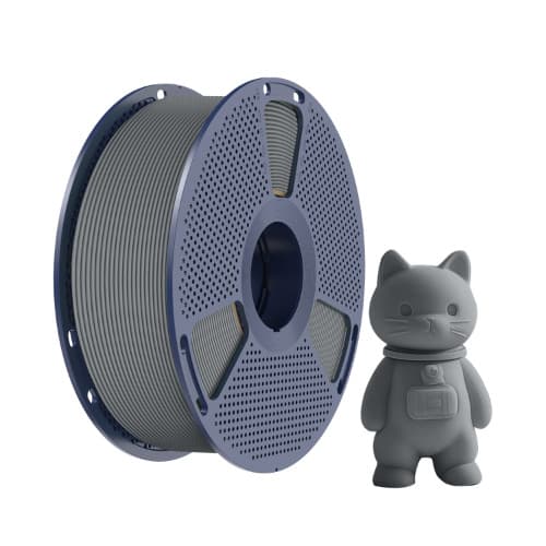 Filamento Impressão 3D Sunlu Pla Matte Fosco Cinza 1kg