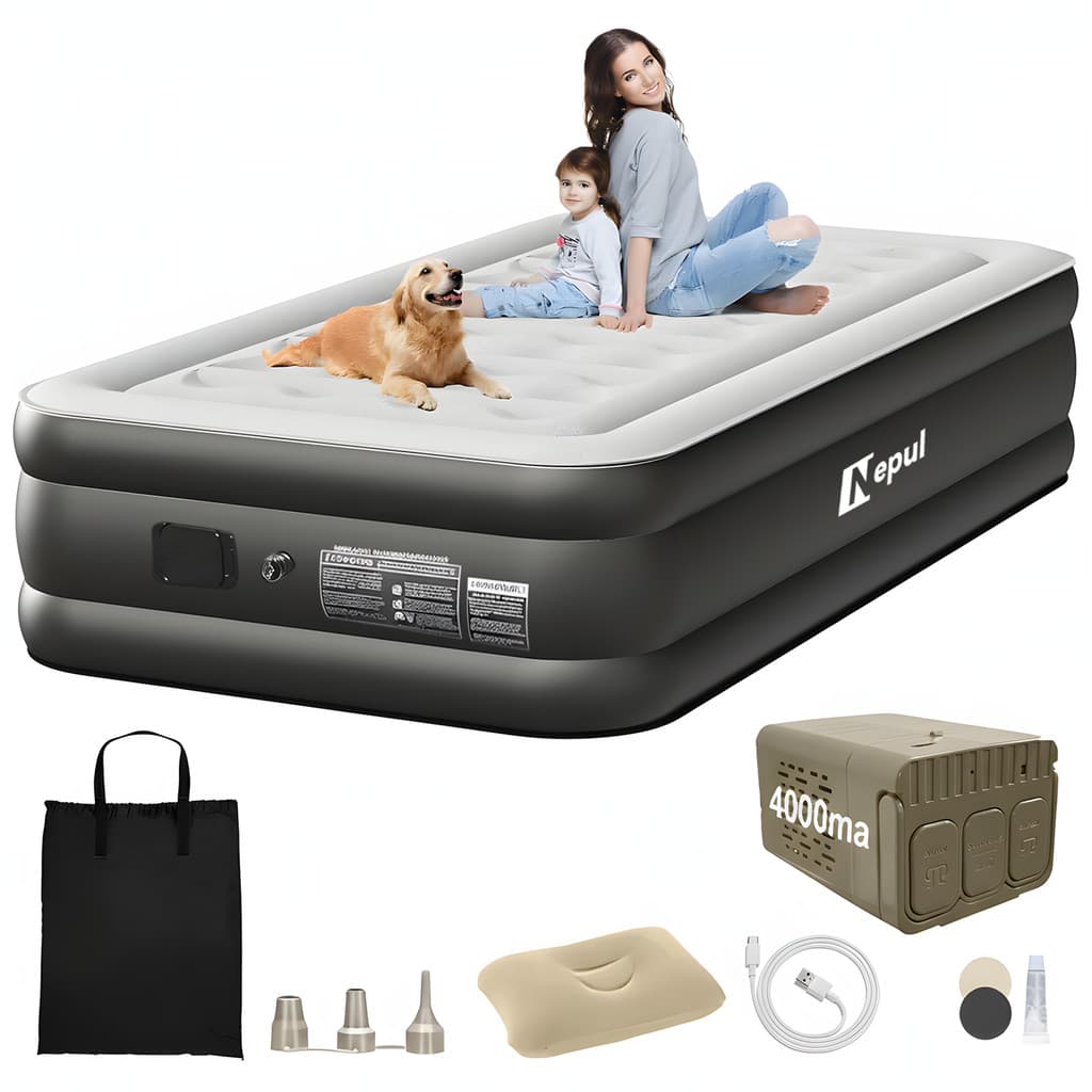 Colchão Inflável Solteiro Elétrico Com Travesseiro Inflável bivolt 191*100*41cm