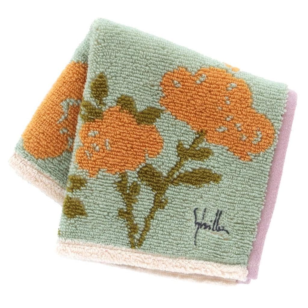 [Sybilla] Toalha de mão alegría (azul) feminino toalha aproximadamente 25cm 143055-0025-02