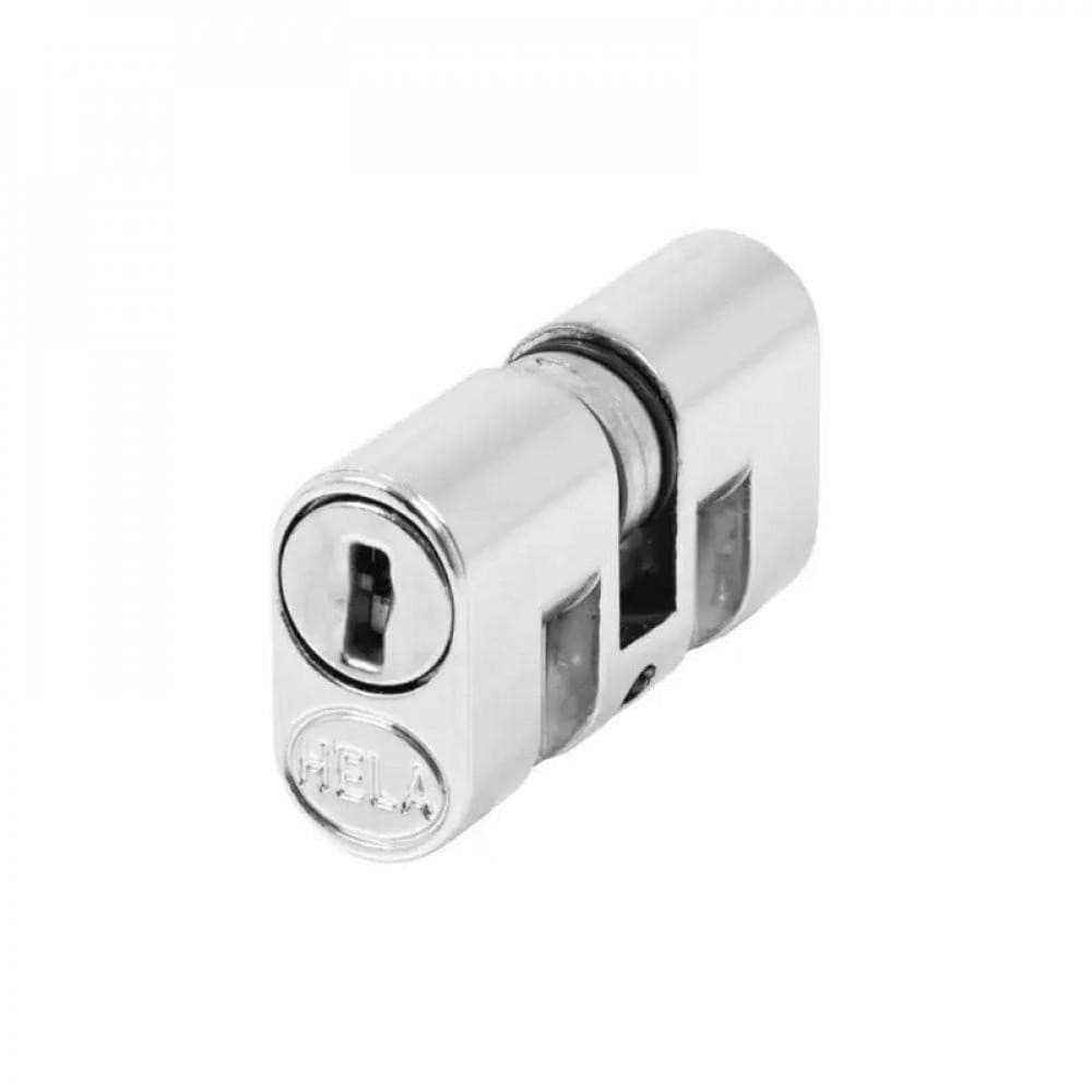 Cilindro Monobloco Para Fechadura Cromada - Hela