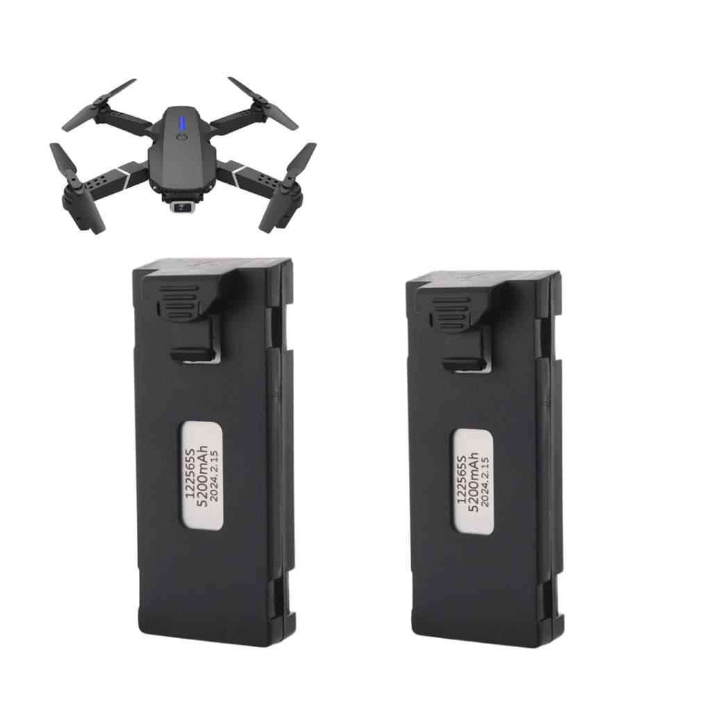 Kit 2 Baterias 1800mAh – Compatível com E88, E99, K6, K10, K11, K12, K16, V88, GT5, M5 e XS9